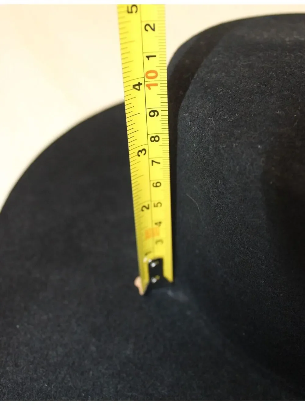 Vintage Bailey El Paso Black Wool Hat - Made in USA Size Small Women's